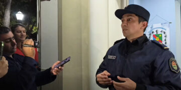Vecinos de Villa Elisa se movilizaron para reclamar más seguridad