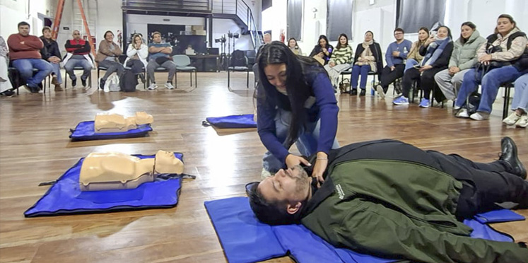 Continúan las capacitaciones para fortalecer la atención de emergencias en el primer nivel de salud