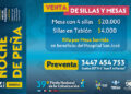 39° Fiesta Nacional de la Colonización venta de mesas y sillas de la peña