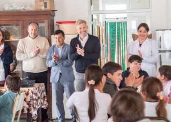 Frigerio visitó un emprendimiento productivo en Arroyo Barú