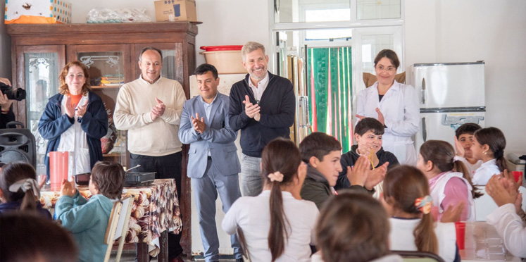 Frigerio visitó un emprendimiento productivo en Arroyo Barú