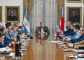 Frigerio reunió su Gabinete para analizar la marcha de la gestión