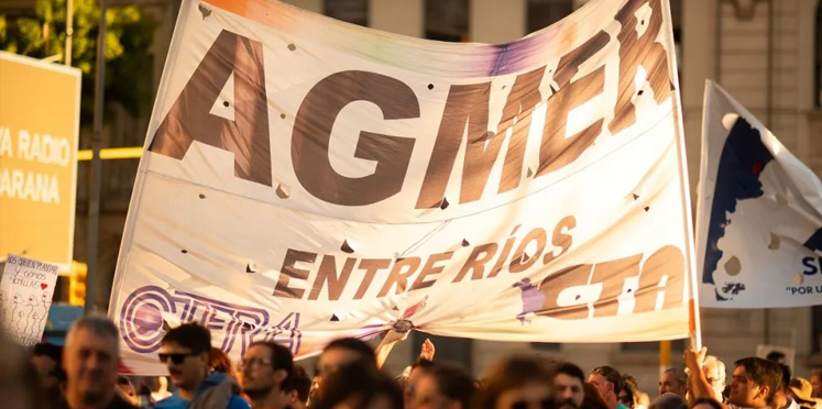 Agmer convocó a un paro este miércoles