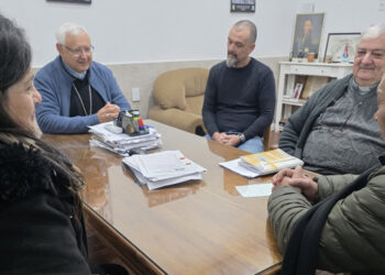 Monseñor Gustavo Zurbriggen visitó Pueblo Liebig
