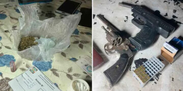 Secuestraron armas y marihuana tras allanamientos por un robo en Concordia