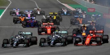 «F1, Hamilton le devuelve la alegria a Ferrari y festeja su victoria 106 en grandes premios»