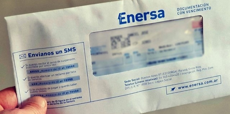 Aprobaron el nuevo cuadro tarifario de la energía eléctrica para julio en Entre Ríos