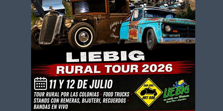El 11 y 12 de julio llega una nueva edición del Liebig Rural Tour a Pueblo Liebig.