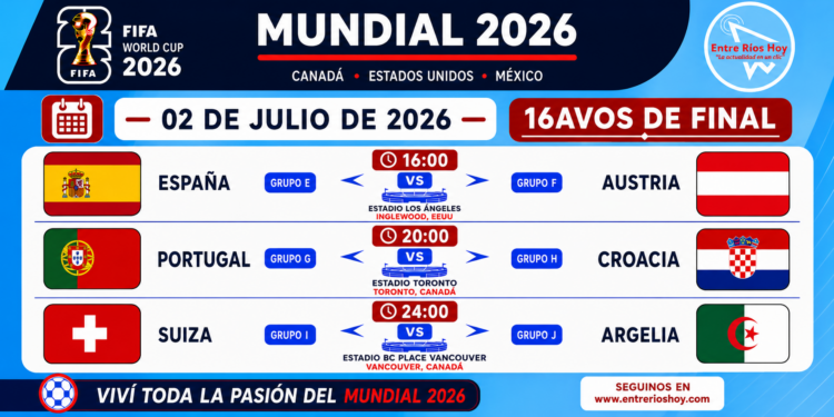 Los 16avos. continúan y se acerca el partido de Argentina