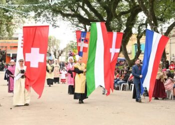 «Fiesta Nacional de la Colonización en San José Entre Rios, a horas del comienzo»