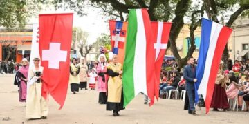 «Fiesta Nacional de la Colonización en San José Entre Rios, a horas del comienzo»