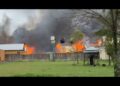 «Tremendo incendio en cabañas en Colón Entre Rios»