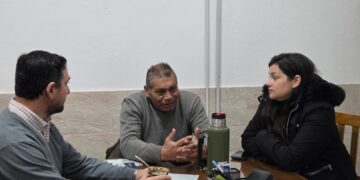 ¨Pueblo Liebig, el Intendente Pintos recibió al interventor de educación del dpto Colón¨