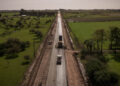 Continúa el asfaltado de la ruta provincial Nº 23 entre los departamentos Uruguay y Colón