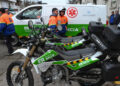 Cuatro nuevas ambulancias y dos motos fueron entregadas a los hospitales San Martín y San Roque de Paraná y al 107