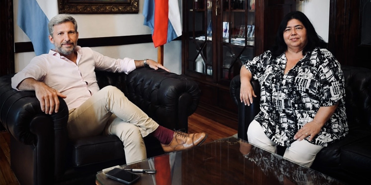 Miranda rompió el bloque peronista en el Senado y sería candidata de Frigerio en Federal