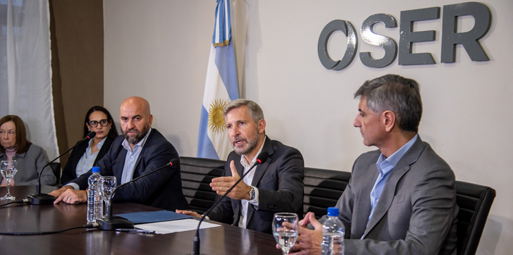 Frigerio destacó la recuperación de OSER con más prestaciones, mayor cobertura y cuentas ordenadas
