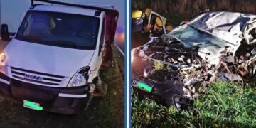 Tragedia en Ruta 12: murió una mujer de 66 años y hay otras tres heridas de gravedad