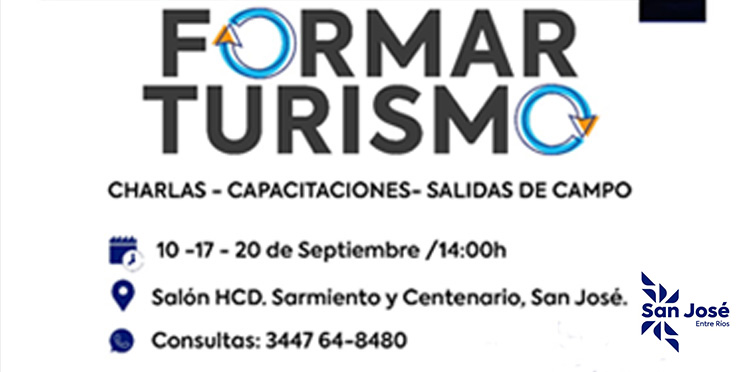 FORMAR 2026 | Vuelve a San José el ciclo de capacitaciones para el sector turístico