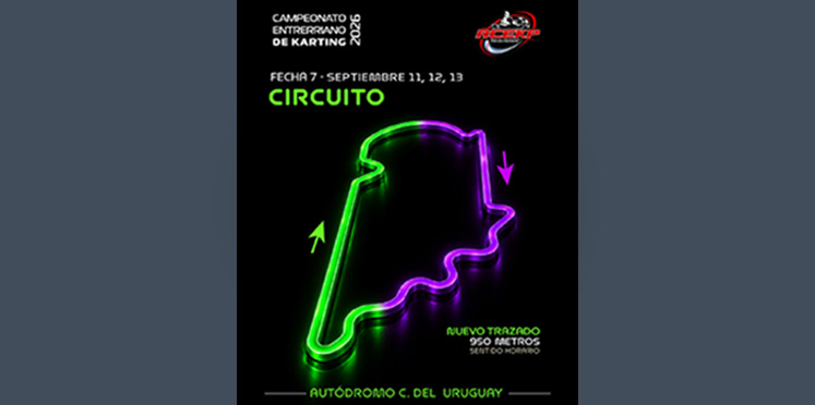 Nuevo trazado para la fecha 7º del Karting entrerriano