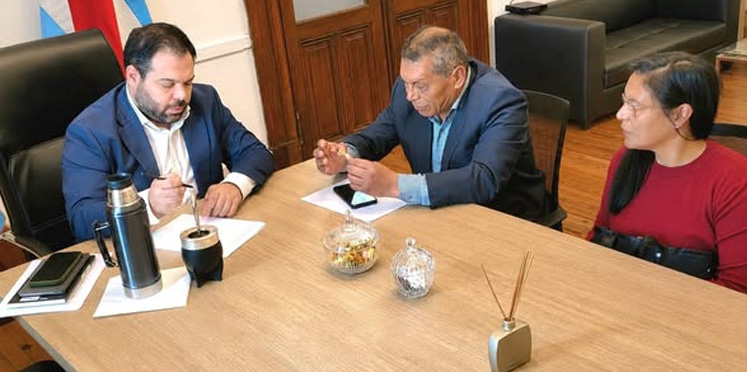 Gestiones ante la Provincia para fortalecer a Pueblo Liebig
