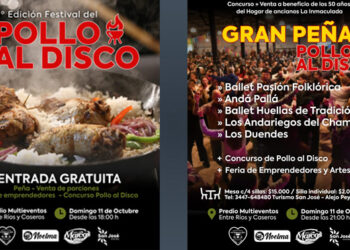 Se viene la 11° edición del Festival del Pollo al Disco en San José