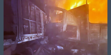 Fatalidad en Zárate – Brazo Largo: murió un camionero tras un choque e incendio