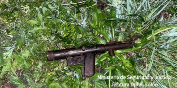 Inseguridad: secuestraron un arma de fabricación casera en barrio Ombú de Colón