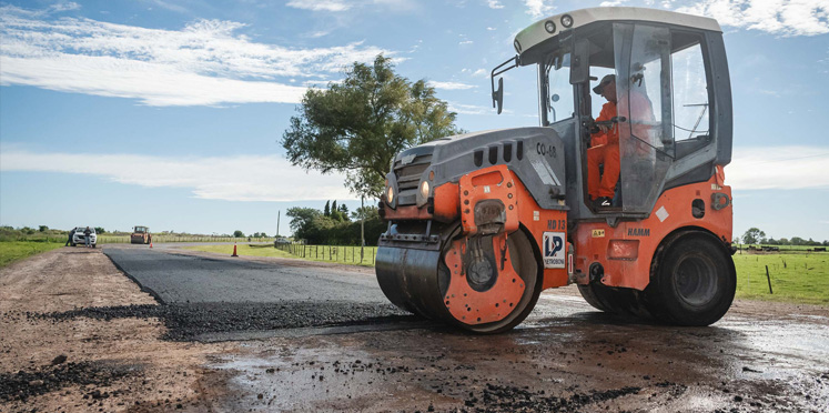 La provincia avanza con las tareas de bacheo en distintas rutas provinciales