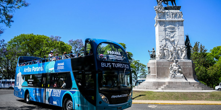 El Paraná Bus Turístico alcanzó más de 11.000 pasajeros en lo que va del 2026