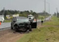 Tres heridos tras un choque entre dos automóviles en la ruta 12