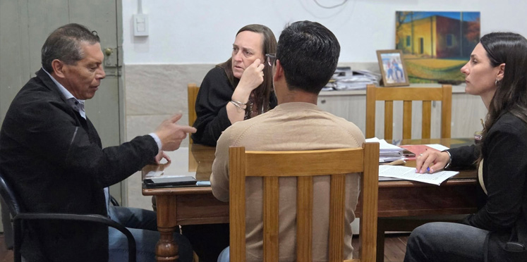 Liebig: Reunión de trabajo con la Dirección Departamental de Escuelas