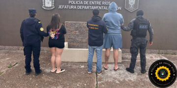 Allanamiento por un hecho de amenazas calificadas en colón: secuestraron municiones y celulares