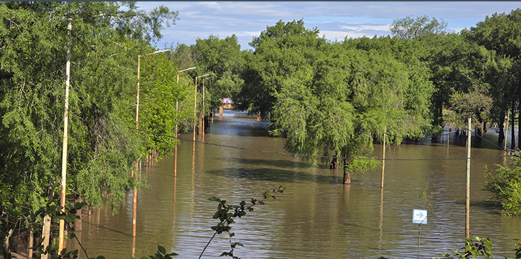 Colón en alerta por la creciente del Río Uruguay