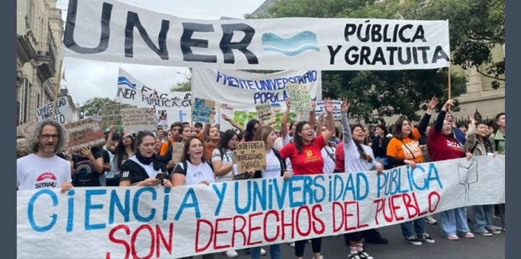 Ajuste feroz a la educación pública: La UNER denuncia asfixia presupuestaria y convoca a marchar el jueves