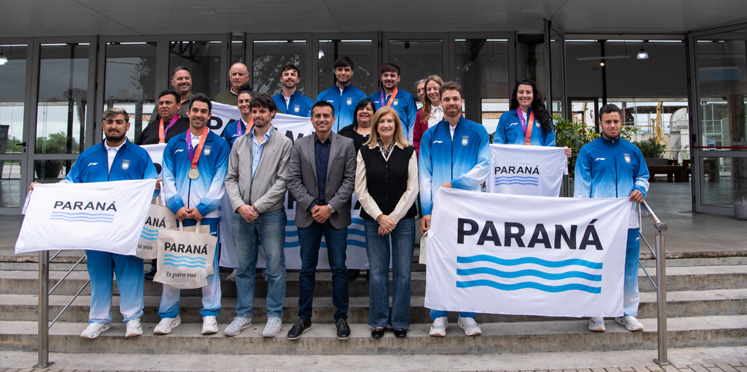 Rosario Romero distinguió a medallistas paranaenses de los Juegos Suramericanos