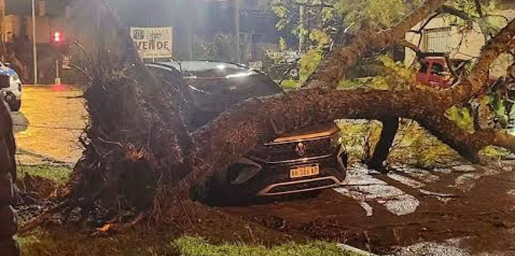 Se mantiene el alerta amarilla por tormentas en cinco departamentos de Entre Ríos