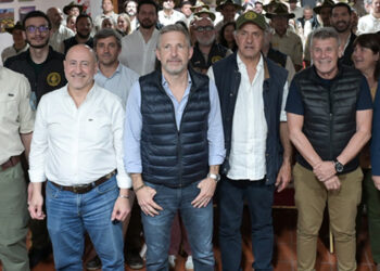 Frigerio y Scioli participaron de un encuentro de Parques Nacionales en El Palmar